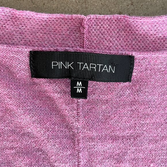 Pink Tartan Pink Clover Cotton Blend Sweater-Size Medium - Picture 3 of 11